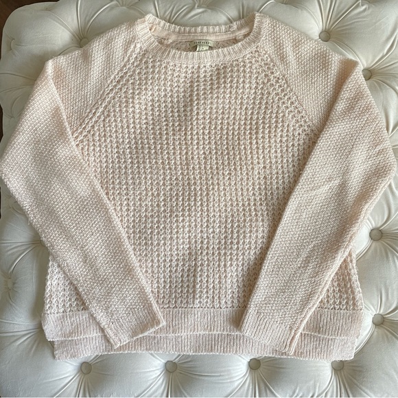 Forever 21 Light Pink Waffle Sweater - Picture 1 of 1
